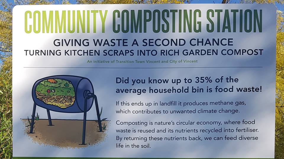 Signage for the Community Composting Station