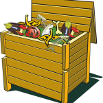 compost bin illustration