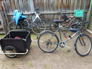 bike transport for the garden tour