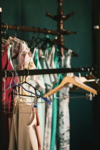 image of clothes hanging on a rack