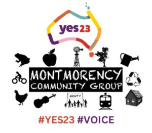 logos of Yes23 and Montmorency community group