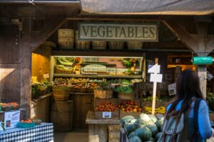 Image of fresh produce at a market